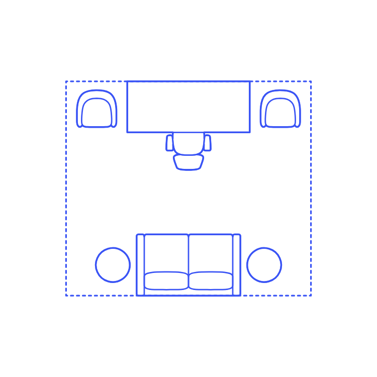Layouts Private Offices Standard Wall Lounge Outline Drawing Svg Vector Free Vectors